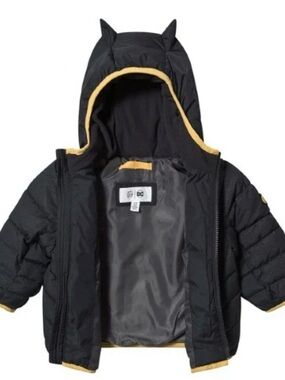 Baby Gap DC Batman toddler puffer jacket EUC